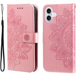 Mobigear Flowers iPhone 17 Wallet case - Rose Gold
