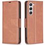 Mobigear Excellent Samsung Galaxy S24 Cover a libro portafoglio - Marrone