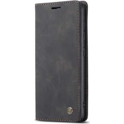 CaseMe 013 Samsung Galaxy A41 Cover a libro portafoglio - Nero