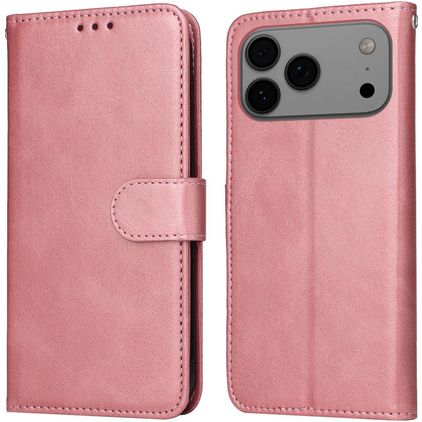 Mobigear Wallet iPhone 18 Pro Max Cover a libro portafoglio - Oro rosa