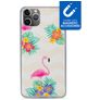My Style Magneta iPhone 11 Pro TPU flexible Carcasa - Flamingo