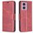 Mobigear Excellent Motorola Moto E14 Pungetui med Seddelrum - Rød