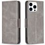 Mobigear Excellent iPhone 15 Pro Funda tipo libro Cartera - Gris