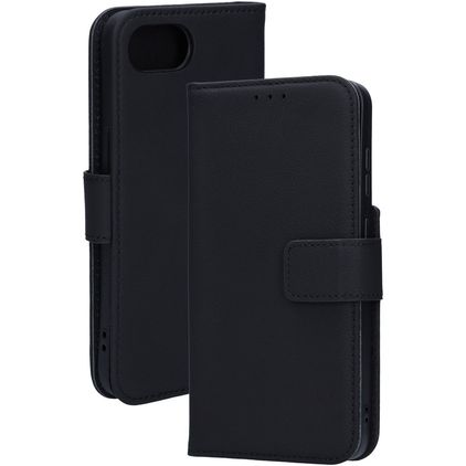 Mobiparts iPhone 17e MagSafe Genuine Leather Wallet case - Black