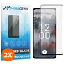 Mobigear Premium Nokia X30 Cristal templado Protector de pantalla - Compatible con fundas - Negro (pack de 2)