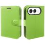 Mobigear Classic iPhone Duo Funda tipo libro Cartera - Verde