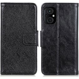Mobigear Classy POCO M5 Knížkové pouzdro Peněženka - Černá