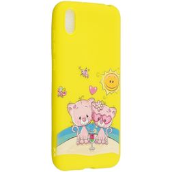 Mobigear Design HONOR 8S TPU flexible Carcasa - Bear