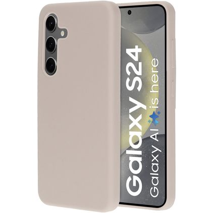 Mobiparts Samsung Galaxy S24 Silikon Zadní kryt - Soft Salmon