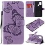 Mobigear Butterfly Samsung Galaxy A21s Wallet case - Purple