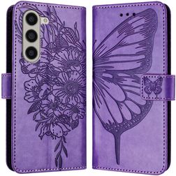 Mobigear Butterfly Samsung Galaxy Z Fold 6 Capa livro Carteira - Roxo