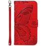 Mobigear Butterfly Samsung Galaxy S25 Ultra Wallet case - Red