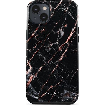 Burga Tough iPhone 14 Kova Suojakuori Iskunkestävä - Rose Gold Marble