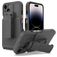Mobigear Explorer iPhone 14 Pro Max Hardcase Back cover Antiurto con supporto - Grigio