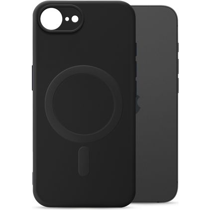 My Style Protective Flex iPhone 17e MagSafe Joustava TPU Suojakuori - Musta