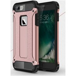 Mobigear Outdoor iPhone 8 Plus Plástico rígido Capa traseira Antichoque - Rosa dourado