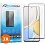 Mobigear Premium HONOR Magic 4 Lite Cristal templado Protector de pantalla - Compatible con fundas - Negro (pack de 3)