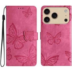 Mobigear Butterfly iPhone 18 Pro Wallet case - Red