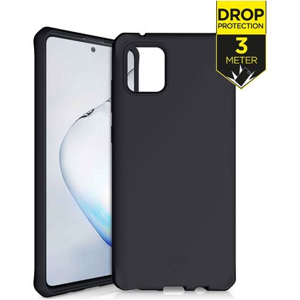 ITSKINS SpectrumSolid Samsung Galaxy Note 10 Lite Fleksibel TPU Bagsidecover Stødsikkert - Plain Black