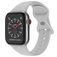 Mobigear Sport Dual Bracelete Silicone Fecho de pino e passador para Apple Watch - 49/46/45/44 mm - Cinzento