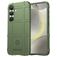 Mobigear Rugged Shield Samsung Galaxy S25 Flexibel TPU Skal Stötsäkert - Grön