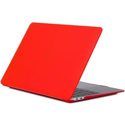 Mobigear Matte MacBook Air 13 polegadas (2018-2020) Capa rígida para MacBook - Vermelho - Modelo A1932 / A2179 / A2337