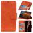 Mobigear Classy iPhone 13 Pro Lompakkokotelo + Setelitasku - Oranssi