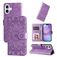 Mobigear Sunflower iPhone 17 Pungetui med Seddelrum - Lilla
