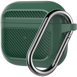 Mobigear Carbon Capa Silicone flexível para Apple AirPods 3 - Verde