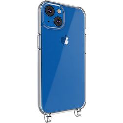 Mobigear Mix & Match Transparente iPhone 13 TPU flexível Capa com cordão - Transparente