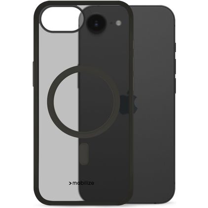 Mobilize Hybrid Pro iPhone 17e MagSafe Plástico rígido Capa traseira Antichoque - Preto