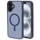 Mobiparts Hardcover iPhone 16 Plus MagSafe Kova Suojakuori - Satin Blue