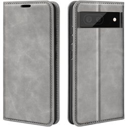 Mobigear Retro Slim Google Pixel 7 Capa livro Carteira - Cinzento