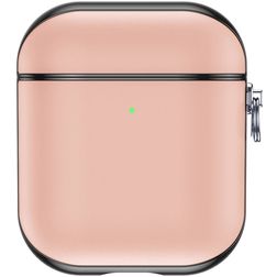 Valenta Snap Apple AirPods 2 Suojakotelo Aito nahka - Vaaleanpunainen