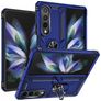 Mobigear Armor Ring Samsung Galaxy Z Fold 4 Hardcase Etui plecki Wstrząsoodporne z pierścieniem - Niebieski