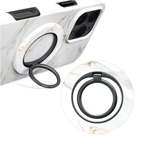 MIO Holder MagSafe Anel para telemóvel - White Marble Universal