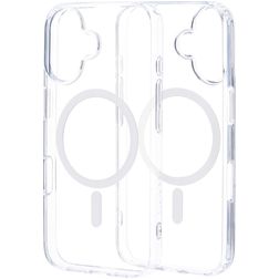 Mobiparts Hardcover Transparente iPhone 16 MagSafe Funda Plástico rígido Carcasa - Transparente