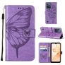 Mobigear Butterfly Realme C31 Pungetui med Seddelrum - Lilla