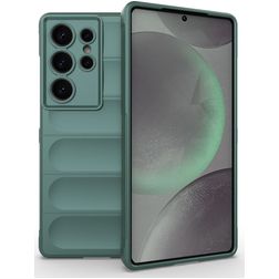 Mobigear Bumpy Samsung Galaxy S25 Ultra Flexible TPU Back cover - Green