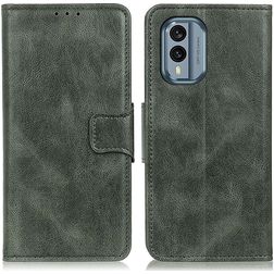 Mobigear Classy Nokia X30 Wallet case - Green