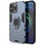 Mobigear Armor Ring iPhone 13 Pro Max Tvrdý plast Zadní kryt odolný proti nárazům s prstýnkem - Modrá