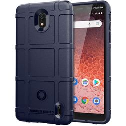 Mobigear Rugged Shield Nokia 1.3 TPU flexible Carcasa Antigolpes - Azul