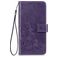Mobigear Clover Samsung Galaxy S20 Wallet case - Purple