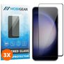 Mobigear Premium Samsung Galaxy S23 FE Vidro temperado Película de ecrã - Compatível com capas - Preto (Pack de 3)