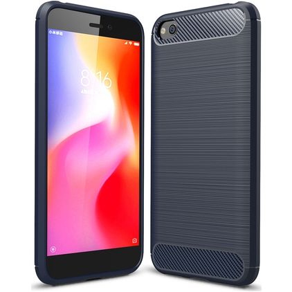 Mobigear Brushed Slim Xiaomi Redmi Go Flexible TPU Back cover - Navy Blue