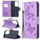 Mobigear Butterfly Samsung Galaxy S21 Ultra Wallet case - Purple