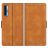 Mobigear Slim Magnet TCL 20L Plus Wallet case - Cognac