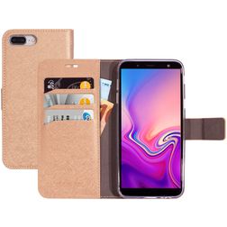 Mobiparts Saffiano Wallet Samsung Galaxy J6 (2018) Capa livro Carteira - Copper