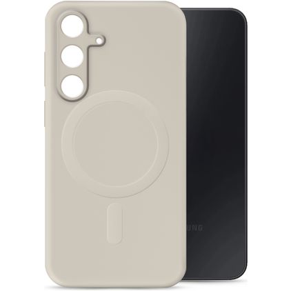 My Style Protective Flex Samsung Galaxy S25 FE MagSafe TPU flexível Capa traseira - Antique White