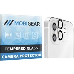 Mobigear iPhone 12 Mini Tempered Glass Camera Protector - Case Friendly
